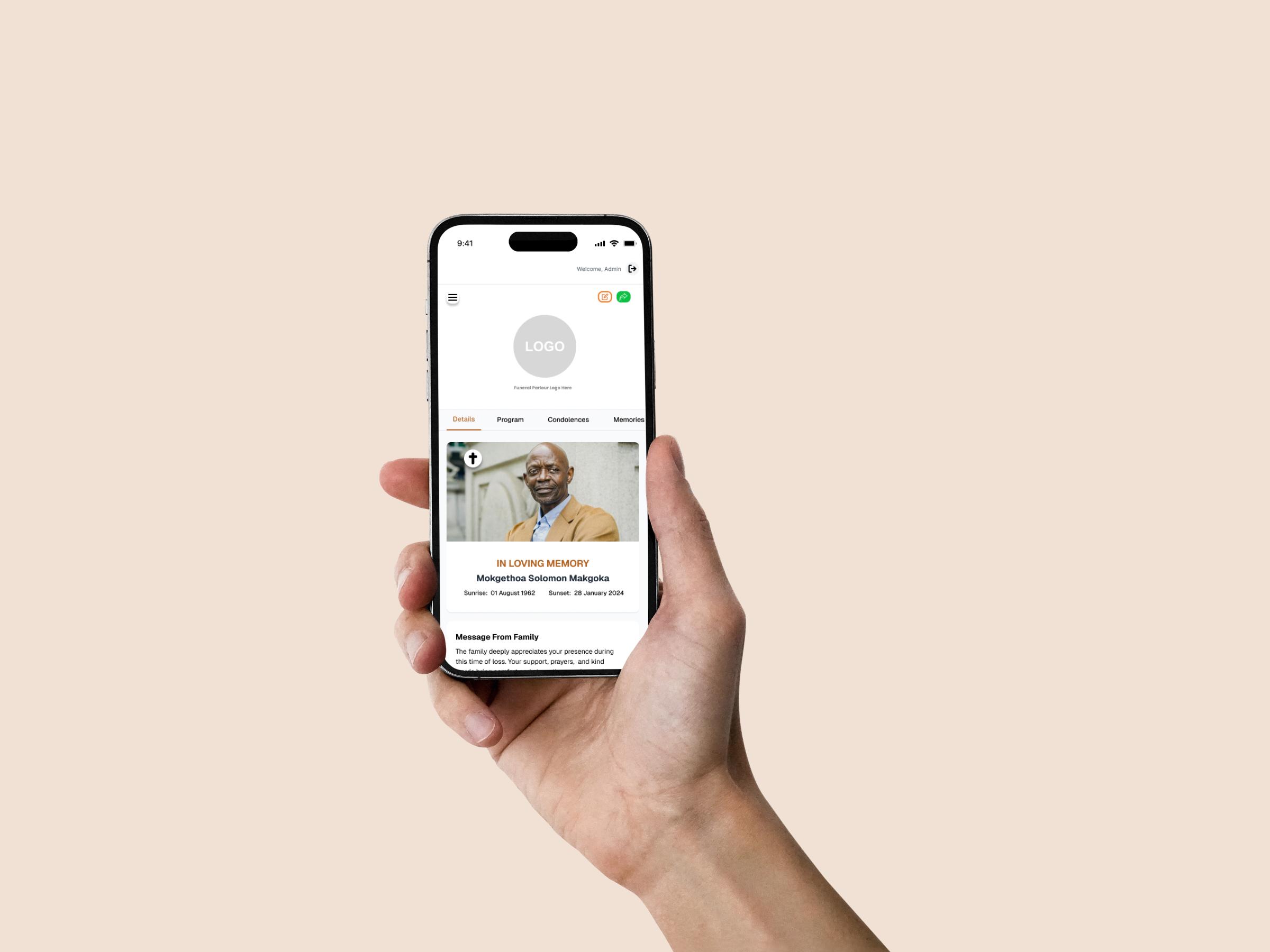 Elegant celebration setup